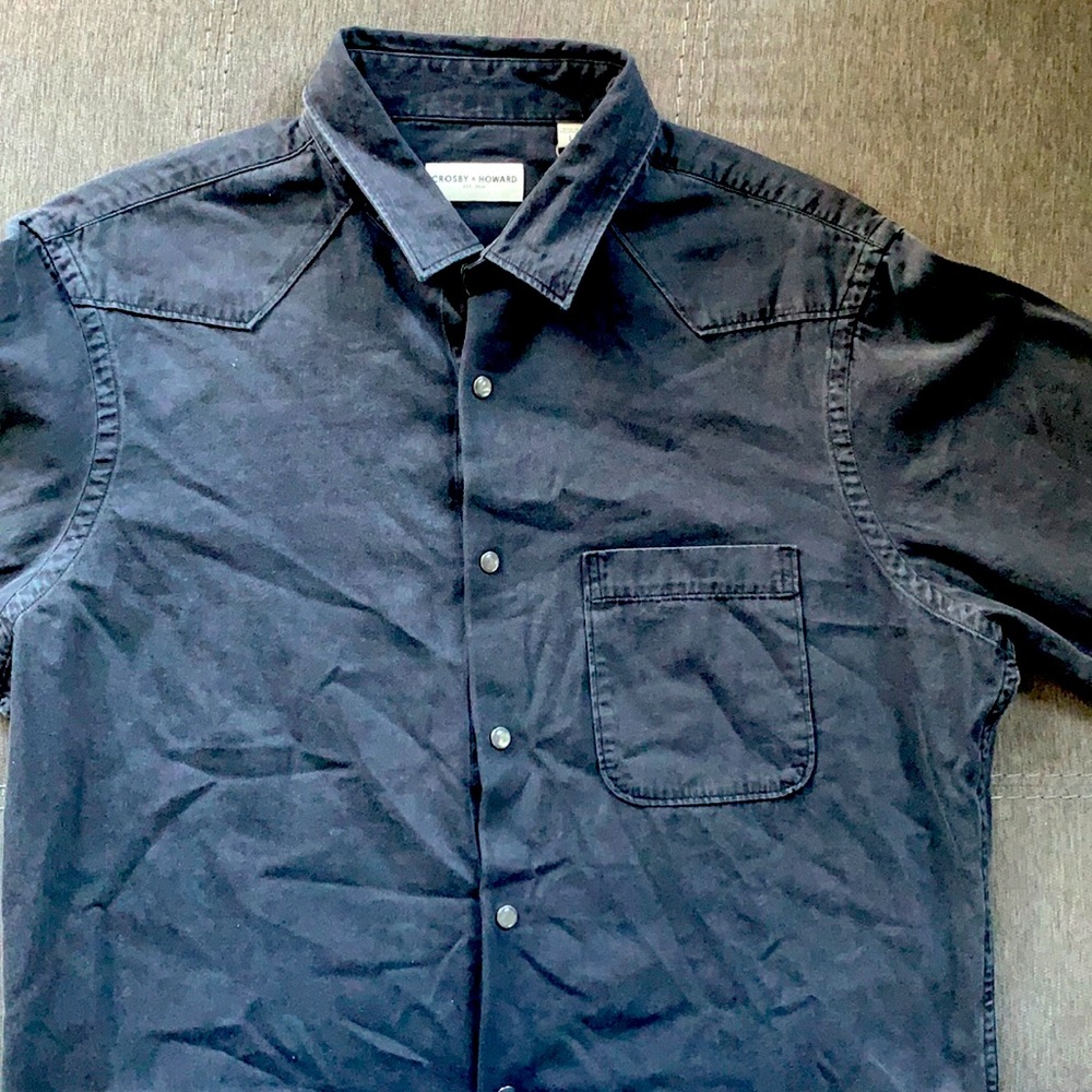 Crosby & Howard black shirt
